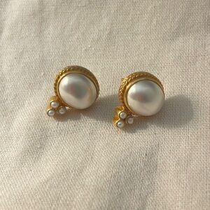 Julie Vos Pearl Stud Earrings